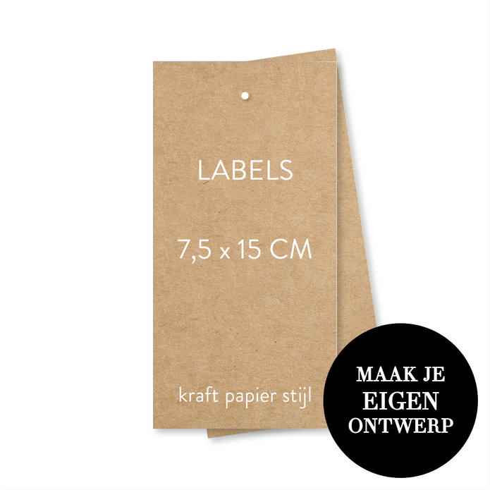 Zelf maken - Labels 7,5 x 15 cm
