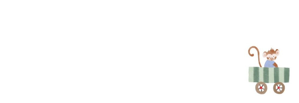 Adresetiket aap bolderkar blauw