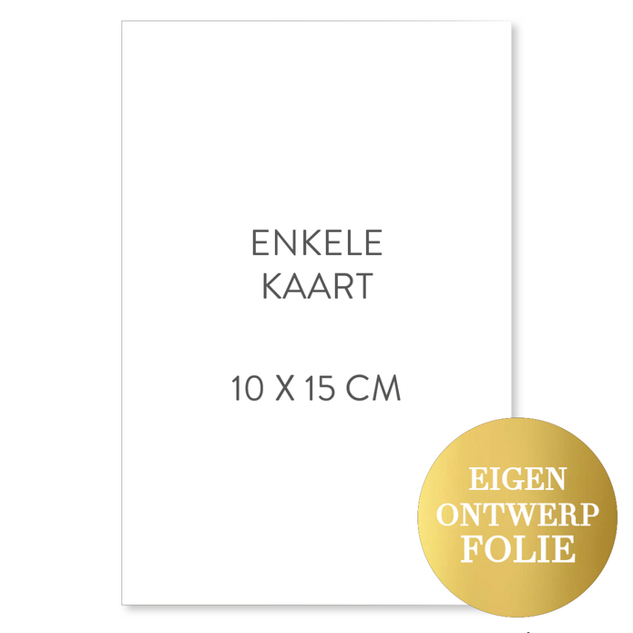 Zelf maken - 10 x 15 cm - folie