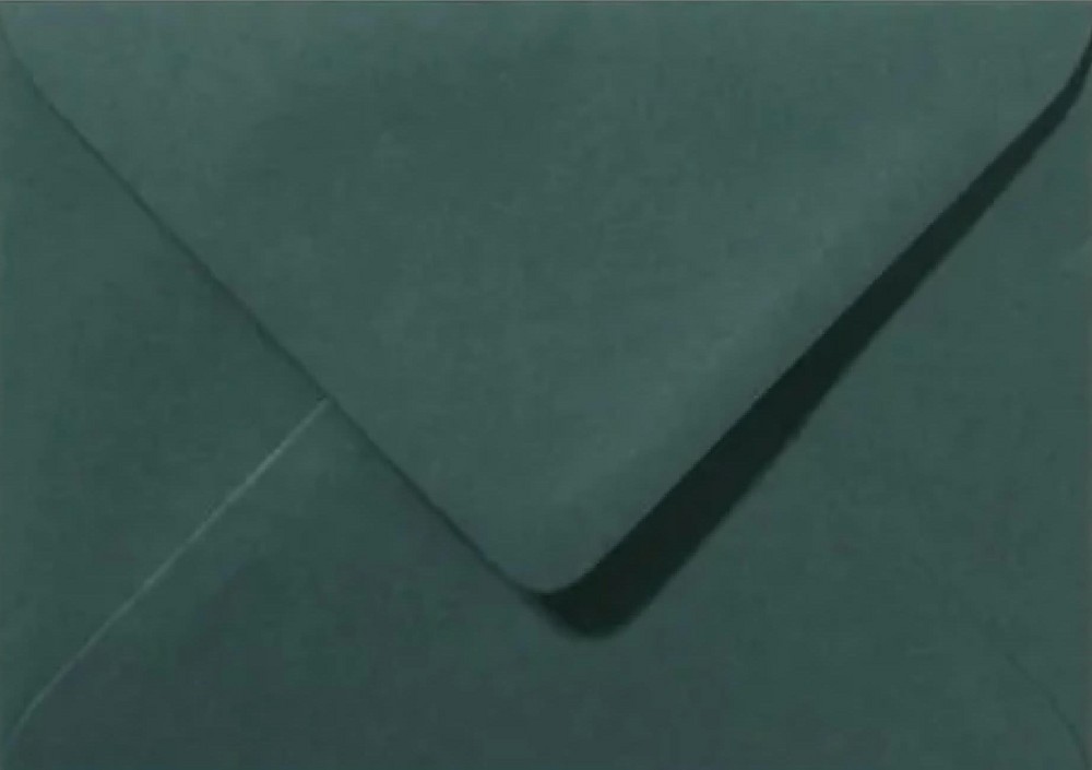 Envelop donkergroen 11x15,6 cm
