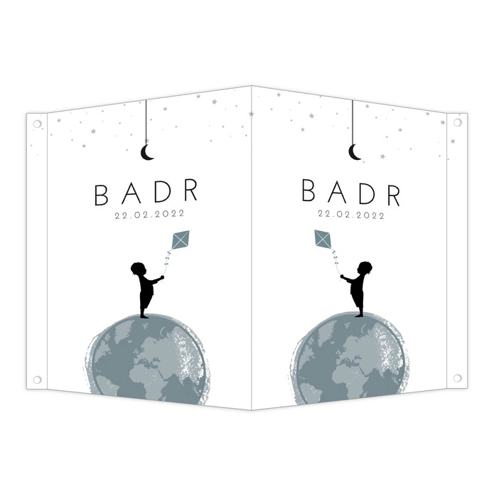 Geboortebord Badr