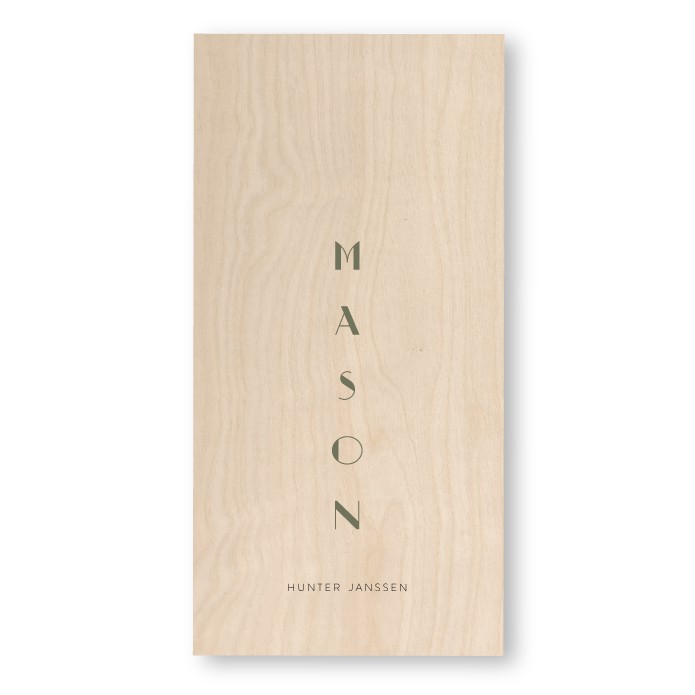 Geboortekaart-hout-typografisch-Mason