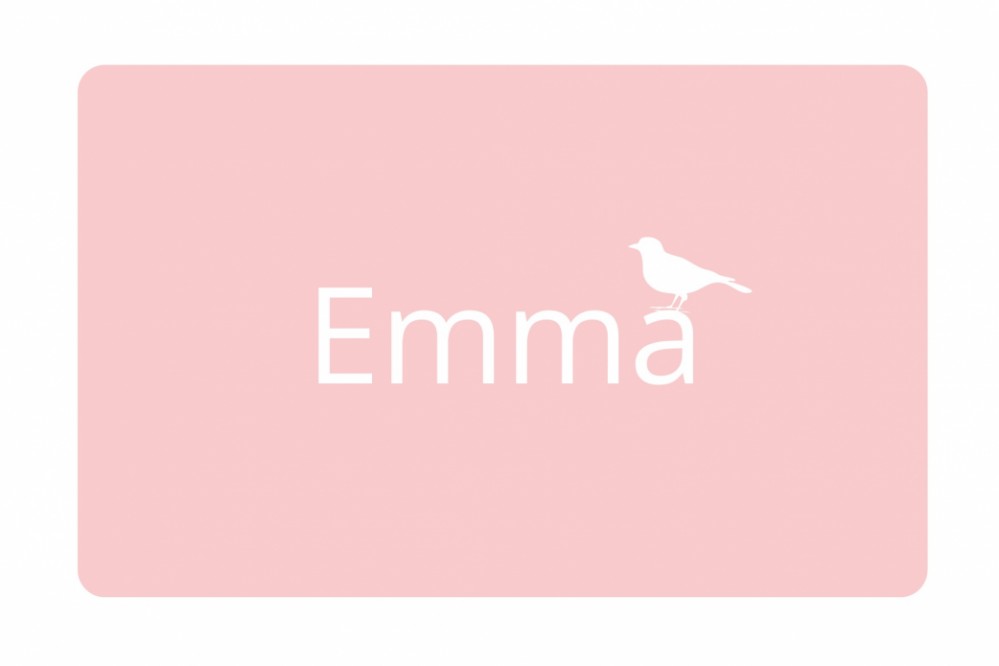 Geboortekaartje Emma - dubbel