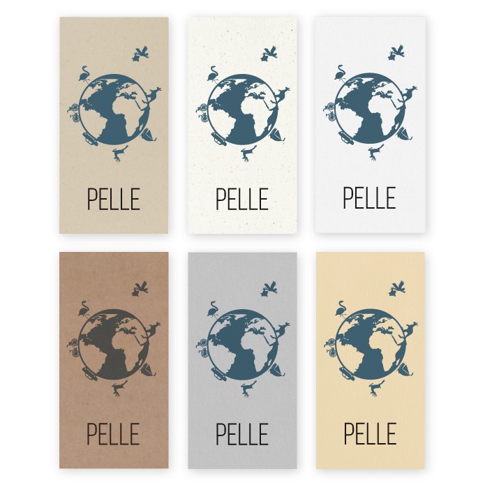 Geboortekaartje duurzaam wereldbol Pelle