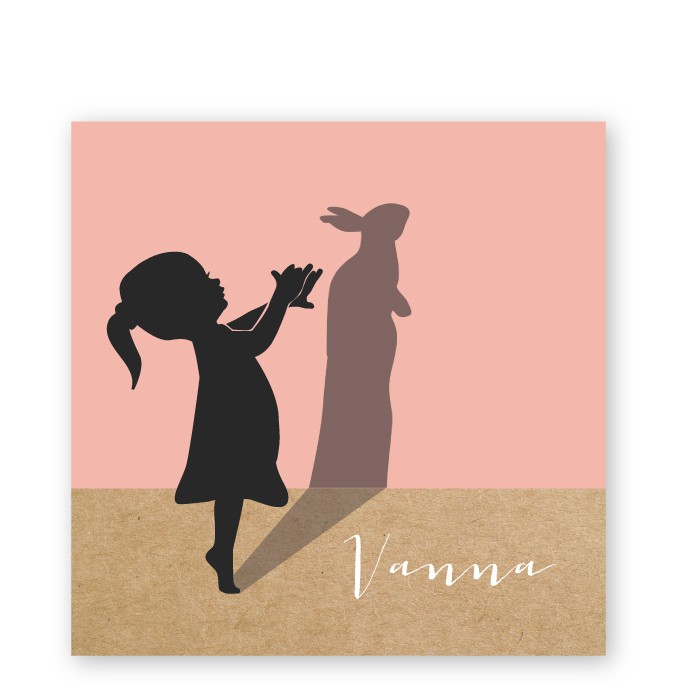 Geboortekaart-meisje-schaduw-konijn-vierkant-vanna