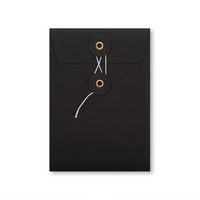 Enveloppen 11 x 16 cm Japanse sluiting zwart