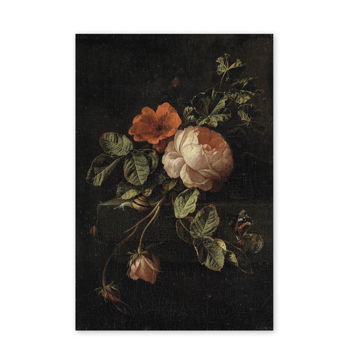 Poster Stilleven met rozen