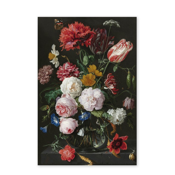 Poster Stilleven met bloemen
