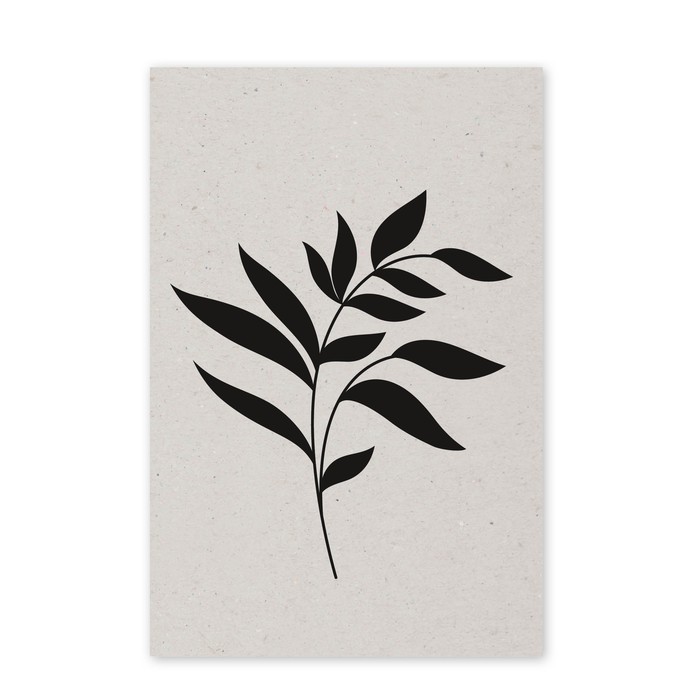 Poster Getekende tak op kartonlook