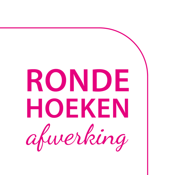 Ronde hoeken afwerking