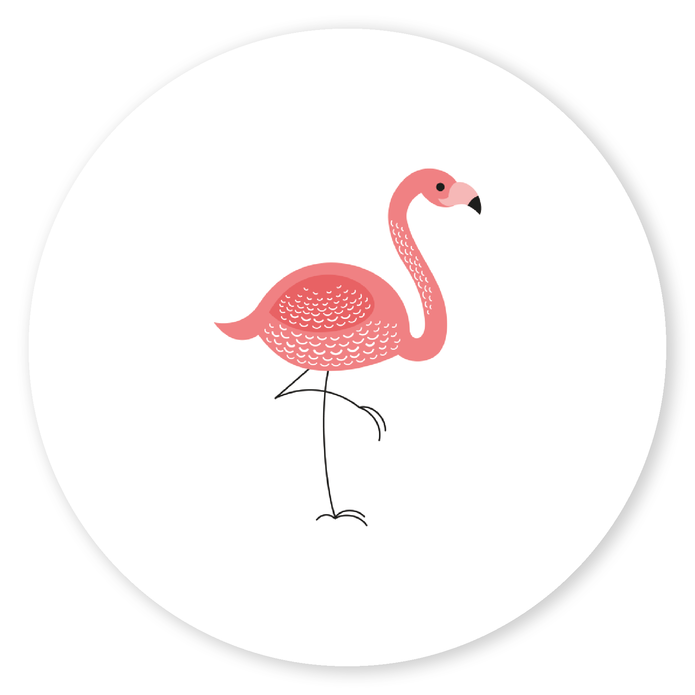 Sluitzegel flamingo voor