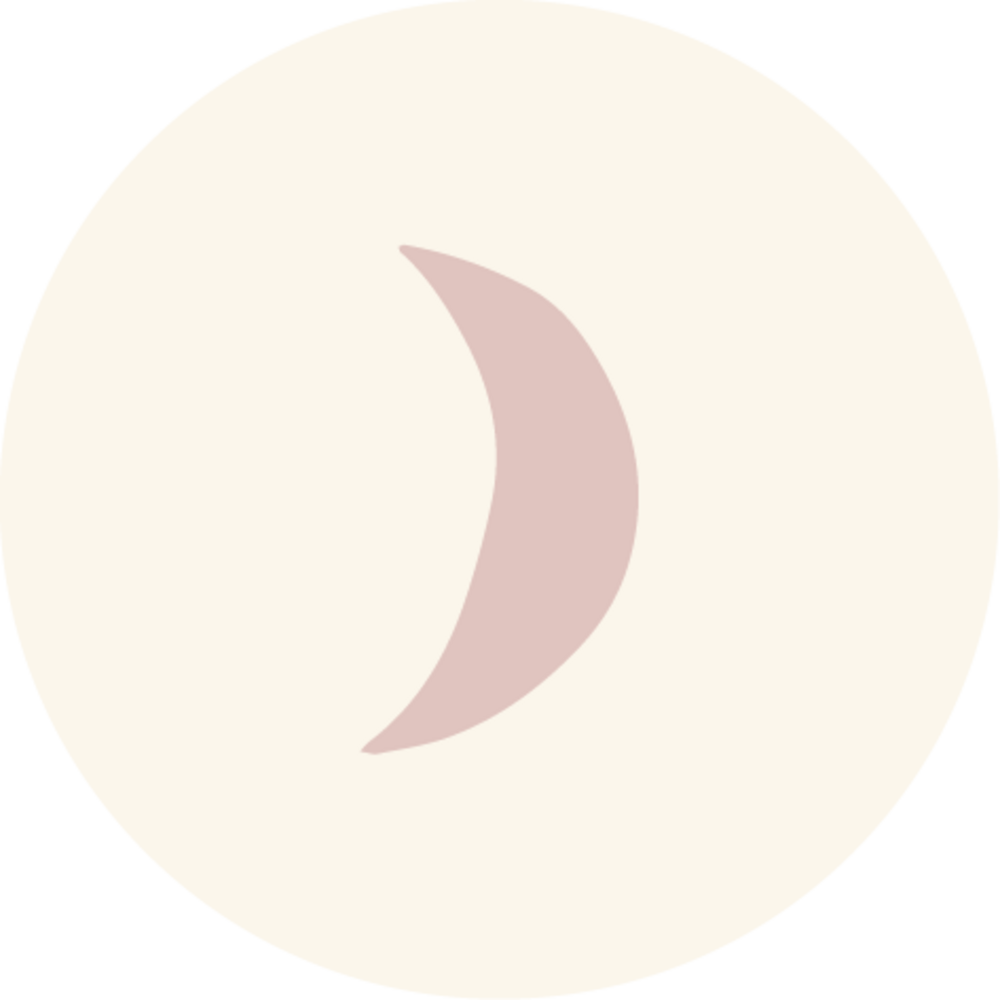 Sluitsticker maantje roze