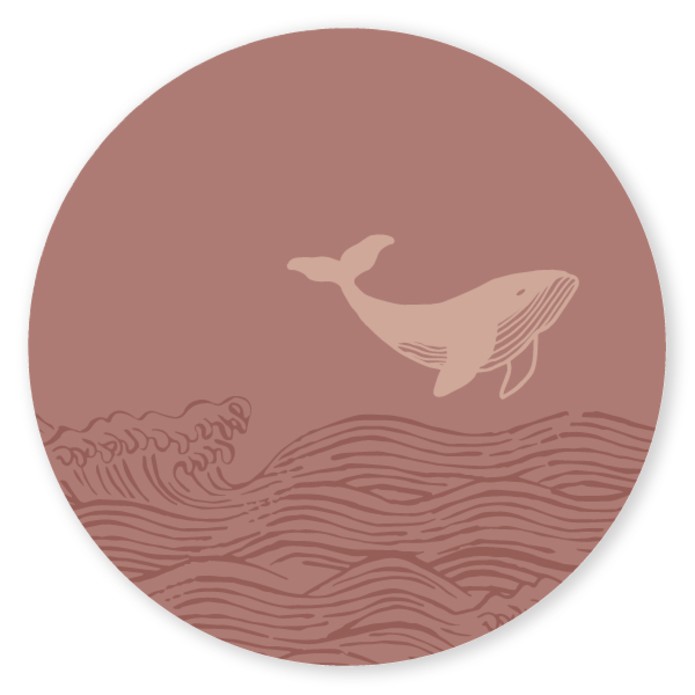 Sluitsticker walvis Dorus