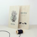 Geboortekaartje hout beer Bern