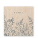 geboortekaartje-hout-botanisch-wilde-bloemen-kamiel