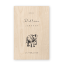 geboortekaartje-houten-olifant-dillen