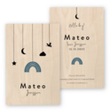 geboortekaartjes-hout-maan-regenboog-wolkjes-mateo