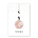 Geboortekaartje wereldbol Yuki