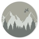 Sluitsticker bergen bos Vidar voor