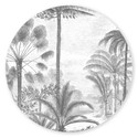 Sluitsticker vintage botanische print Wytze voor
