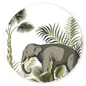Sluitsticker olifant jungle Keala