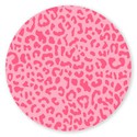 Sluitsticker panterprint roze voor