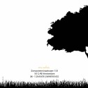 trouwekaart 002- boom bankje achter