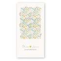 Trouwkaart-bloemetjes-patroon-10-x-20-cm