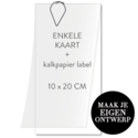 Zelf maken - kalkpapier labels langwerpig voor