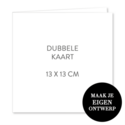 zelf maken vierkant dubbele kaart