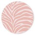 Sluitsticker zebraprint licht roze