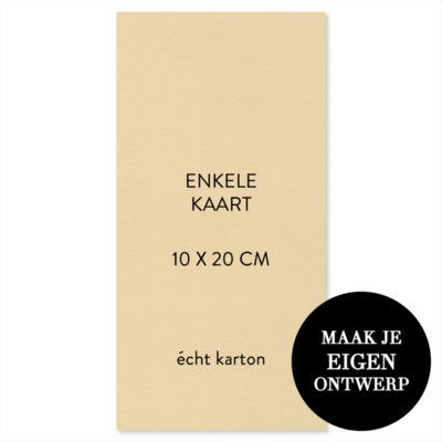 cognac kraft karton eigen ontwerp langwerpig
