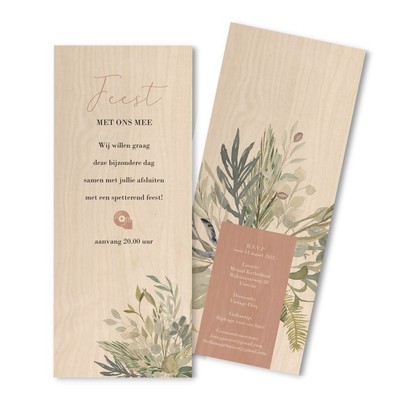 feestgastenkaart-trouwkaart-waterverf-bloemen-7,5-x-20-hout