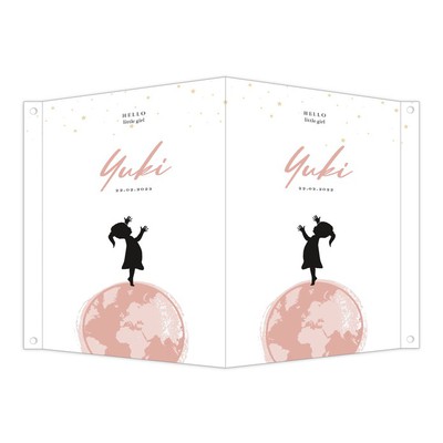 Geboortebord-wereldbol-Yuki