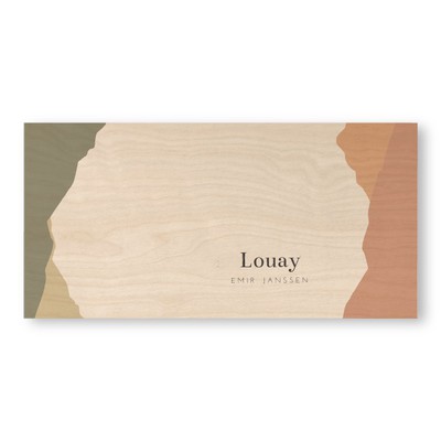 Geboortekaart-houten-bergen-abstract-groen-louay