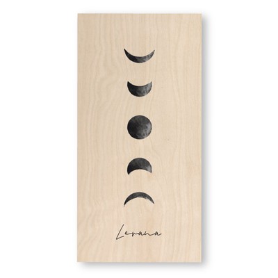Geboortekaart-hout-maanfases-levana