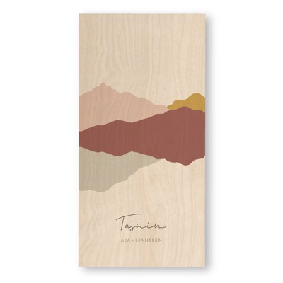 geboortekaartje-hout-abstracte-bergen-tasnim
