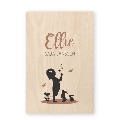 geboortekaartje-hout-konijntjes-ellie