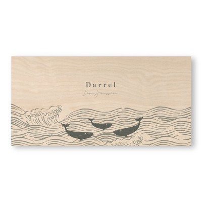 Geboortekaartje-hout-walvis-darrel