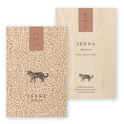 Geboortekaartjes-hout-jenna