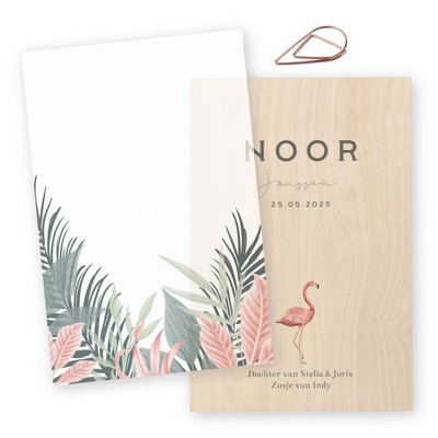 Geboortekaartjes-hout-kalklabel-jungle-noor