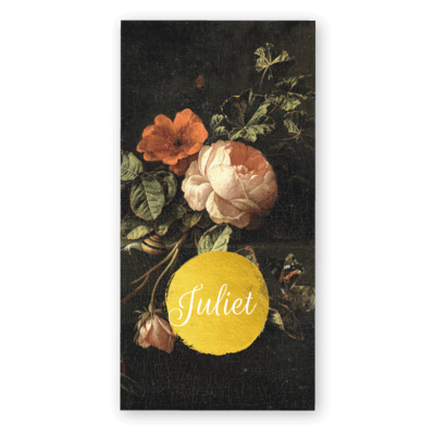 geboortekaartje-vintage-bloemen-schilderij-juliet